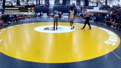 132 lbs Round 1 (16 Team) - Rayshawn Black, Luella vs LeTuan Howard, Bainbridge