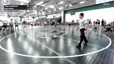 55 lbs Champ. Round 1 - Cash Helmrichs, Immortal Athletics WC vs Reid Baker, Team Central