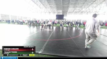 98 lbs Champ. Round 2 - Porter Carlson, Syracuse vs Teagan Young, Palisade