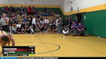 126 lbs Cons. Round 3 - Mason Winter, Jackson (Massillon) vs Zach Rohrig, MEDINA
