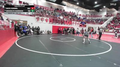 HS 120 lbs Champ. Round 1 - Maya Hummel, WEATHERFORD vs Brooklyn Harrison, PIEDMONT