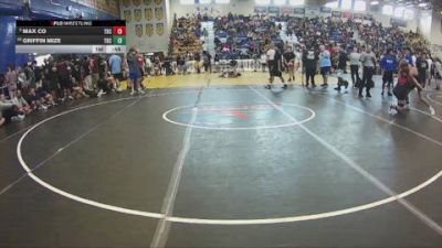 138 lbs Cons. Round 4 - Max Co, Lake Highland Prep vs Griffin Mize, Plant High/South Tampa Wrestling Club