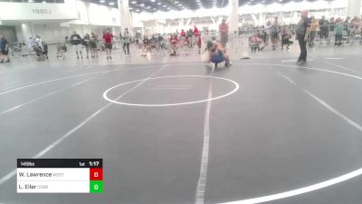 145 lbs Rr Rnd 3 - Wittney Lawrence, Western Slope Elite vs Leilani Eller, Cobra Kai