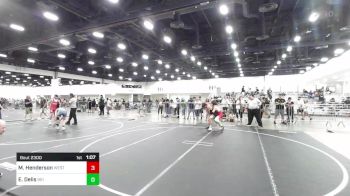 137 lbs Semifinal - Malaki Henderson, Westside WC vs Elias Delis, 951 Wc