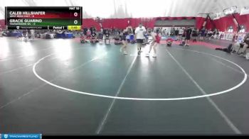 113 lbs Placement Matches (8 Team) - Caleb Hillshafer, West Bend East vs Gracie Guarino, Thunderbird WC