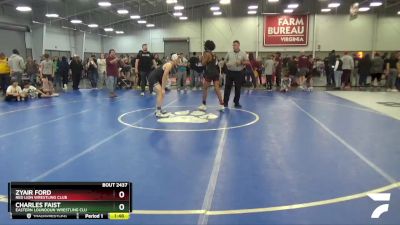 136 lbs Cons. Round 3 - Zyair Ford, Red Lion Wrestling Club vs Charles Faist, Eastern Loundoun Wrestling Clu