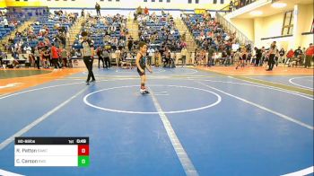 60-66 lbs Quarterfinal - Rayden Patton, Broken Arrow Wrestling Club vs Callan Carson, Salina Wrestling Club