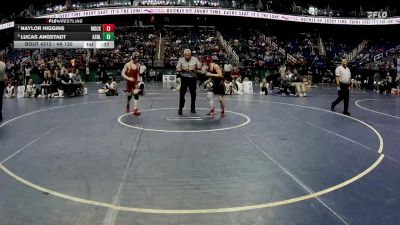 4A 120 lbs Cons. Round 3 - Naylor Higgins, Middle Creek vs Lucas Angstadt, Ashley