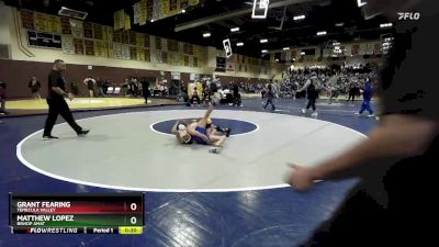 106 lbs Cons. Round 2 - Grant Fearing, Temecula Valley vs Matthew Lopez, Bishop Amat