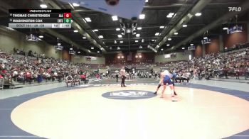 2A 138 lbs Cons. Round 1 - Thomas Christensen, American Leadership Academy vs Washington Cox, Enterprise