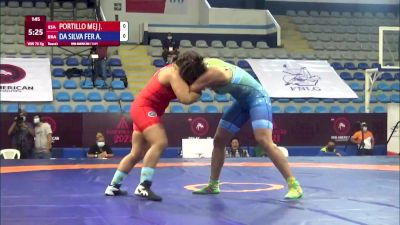 76 kg Rr Rnd 1 - Josselyn Tatiana Portillo Mejia, El Salvador vs Aline Da Silva Ferreira, Brazil