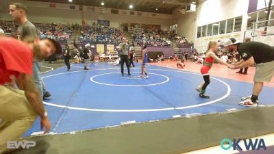 55-58 lbs Consi Of 4 - Coltyn Conley, Chandler Takedown Club vs Violet Jones, Honey Badgers Wrestling Club