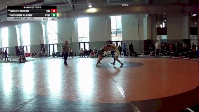 132 lbs Cons. Semi - Jackson Albert, Cave Spring Middle School vs Grant Moyer, Noke Wrestling RTC