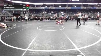 92 lbs 3rd Place - Abel Corns, Team Northstars vs Noah Johnson, Thoroughbred Wr Ac
