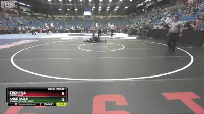 6A-190 lbs Cons. Round 1 - S`ron Hill, Wichita-East vs Ange Badji, Shawnee Mission South