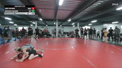80 lbs Round 2 (6 Team) - Brooks Gilson, East Carolina Elite vs Joey Myers, The Compound