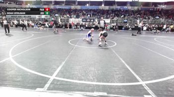 80 lbs Semifinal - Cooper Nicholson, Palmyra Youth WC vs Noah Zitelman, Jesup Mat Club