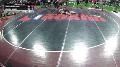 215 lbs Cons. Semis - Jayden Quevido, Oregon vs Draden Miller, Idaho