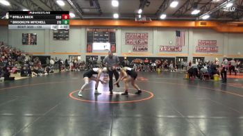 130 lbs Champ. Round 1 - Stella Beck, Solon vs Brooklyn Mitchell, South Tama