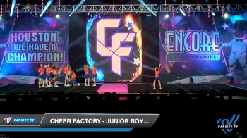 Cheer Factory - Junior Royals [2019 Junior - D2 - Small - A 2 Day 1] 2019 Encore Championships Houston D1 D2