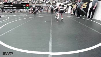 100-110 lbs Semifinal - Chance King, Team Nomad vs Carson Chappell, Shelton Wrestling Academy