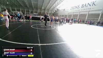 120 lbs Cons. Round 4 - Ethan Sharp, UT vs Brody Allen, WY