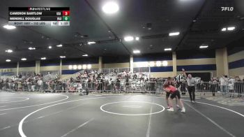 102 lbs Round Of 16 - Cameron Bartlow, USA Gold vs Mendell Douglas, Valiant College Prep