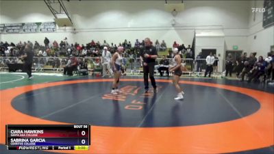 110 lbs Quarterfinal - Sabrina Garcia, Cerritos College vs Ciara Hawkins, Santa Ana College