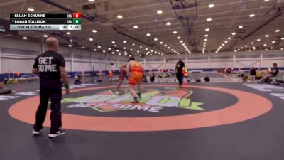 285 lbs 1st Place Match - Elijah Schunke, Unattached vs Logan Tollison, Unattached