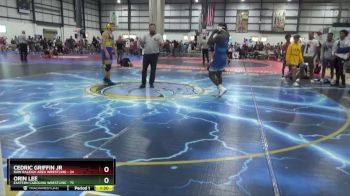150 lbs Cons. Round 2 - Cedric Griffin Jr, RAW Raleigh Area Wrestling vs Orin Lee, Eastern Carolina Wrestling