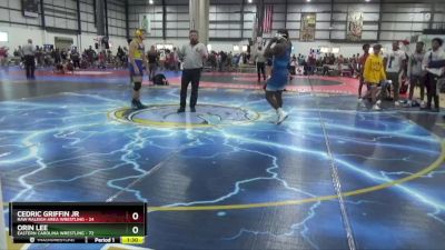 150 lbs Cons. Round 2 - Cedric Griffin Jr, RAW Raleigh Area Wrestling vs Orin Lee, Eastern Carolina Wrestling
