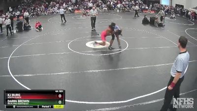 4A 165 lbs Cons. Semi - Darin Brown, Richland Northeast vs KJ Burg, South Pointe