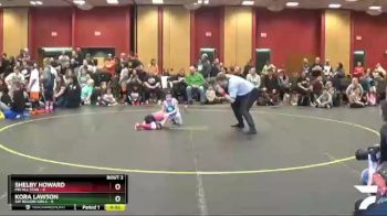 52 lbs Round 1 (6 Team) - Shelby Howard, MN ALL Star vs Kora Lawson, SW Region Girls