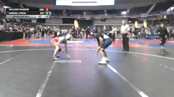 7A 175 lbs Quarterfinal - William Hannum, Oak Mountain vs Lemuel Lynon, Enterprise HS
