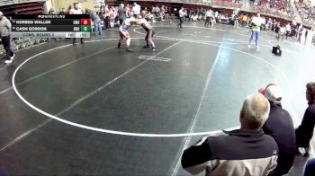 120 lbs Cons. Round 2 - Cash Gordon, Sidney Wrestling Club vs Korben Waller, Cozad Wrestling Club