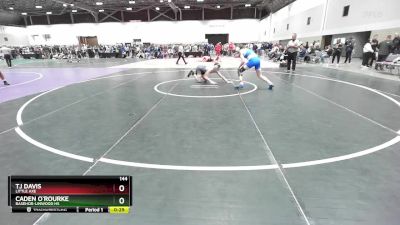 144 lbs Cons. Round 1 - Tj Davis, Little Axe vs Caden O`rourke, Basehor-Linwood HS