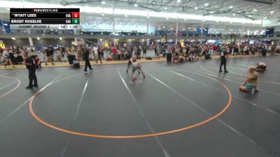 132 lbs Champ. Round 3 - Brody Koselke, Unattached vs Wyatt Lees, Unattached