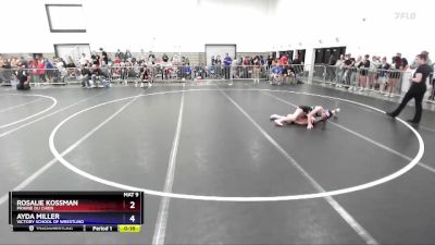 94 lbs Round 1 - Rosalie Kossman, Prairie Du Chien vs Ayda Miller, Victory School Of Wrestling