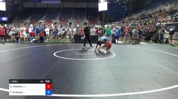 145 lbs Rnd Of 64 - Kyler Walters, Minnesota vs Tyree Graham, Florida