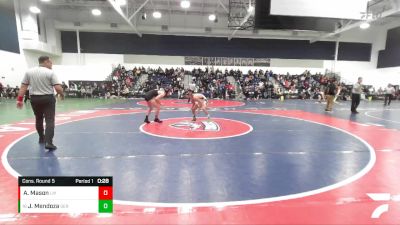 120 lbs Cons. Round 5 - Julian Mendoza, Servite vs Anthony Mason, La Mirada