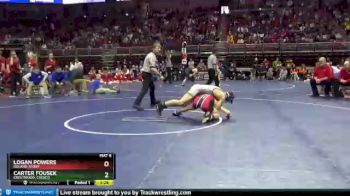 2 lbs Semifinal - Carter Fousek, Crestwood, Cresco vs Logan Powers, Roland-Story