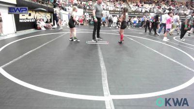 95 lbs Rr Rnd 1 - Nevaeh Smith, Smith Wrestling Academy vs Zadayah Adams, Lone Grove Takedown Club