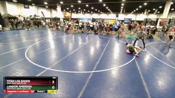 96 lbs Quarterfinal - Titan Los Banos, Gold Rush Wrestling vs Landon Amerson, Shootbox Wrestling Club