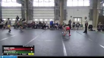 80 lbs Finals (2 Team) - Bodey Gibbs, Team Ohio vs Dom Picciotti, Railroad City Riders