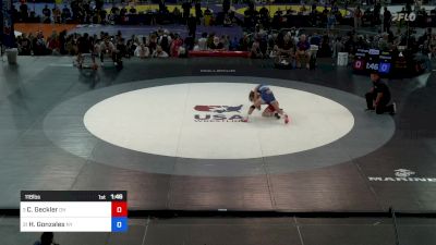 118 lbs Semis - Carolyn Geckler, OH vs Haley Gonzales, NY