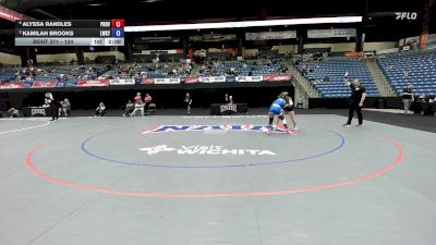 124 lbs 5th Place Match - Kamilah Brooks, Lindsey Wilson vs Alyssa Randles, Providence