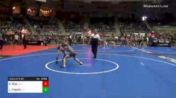 73 lbs Consolation - Kendall Moe, Contenders Wrestling vs Layla French, Usa Gold