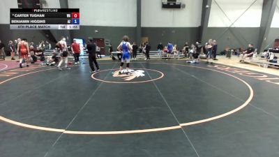 16U Boys GR - 126 lbs 5th Place Match - Carter Tughan, WA vs Benjamin Higgins, AZ