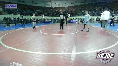 76 lbs Consi Of 8 #2 - Cole Johnson, Black Fox Academy vs Carter Schmedt, Prodigy Elite Wrestling