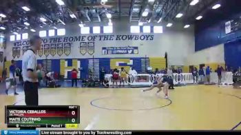 100 lbs Semifinal - Victoria Ceballos, Dr. Phillips vs Maite Coutinho, Freedom (Orlando)